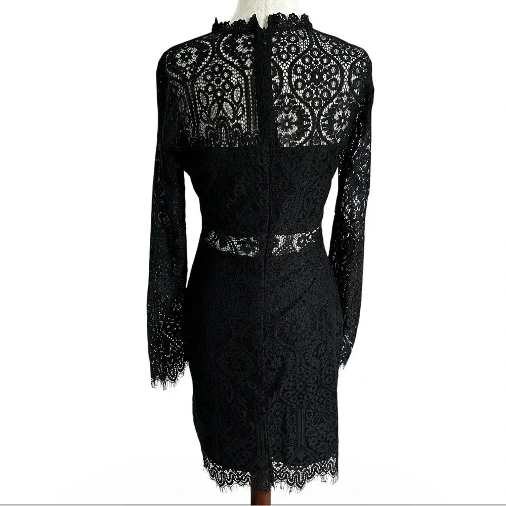 Express Lace Dress Women's Size 6 Black Cocktail Party Date Night | 65-50
